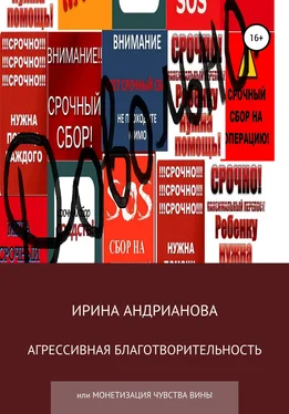 Ирина Андрианова Агрессивная благотворительность обложка книги