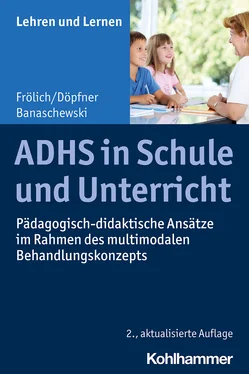 Manfred Döpfner ADHS in Schule und Unterricht обложка книги