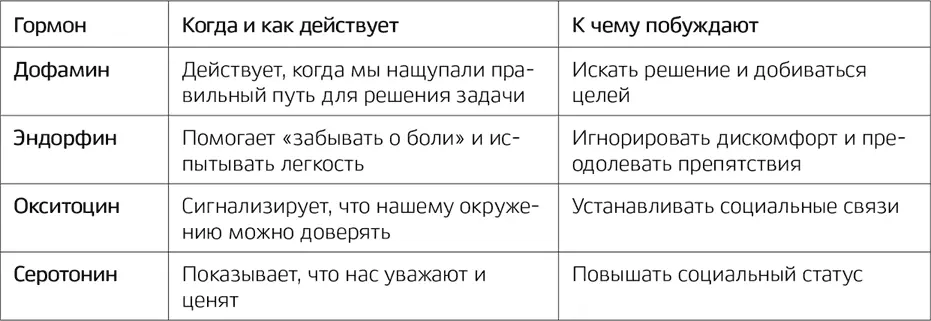 Как работает фабрика гормонов Выработка гормонов счастья начинается когда мы - фото 1