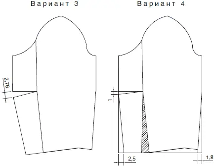 Одношовный рукав Вариант 3 и 4 Предпочтительнее для жестких плотных тканей - фото 73