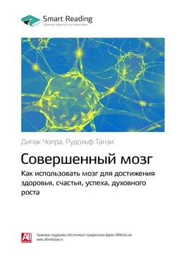 Smart Reading Ключевые идеи книги: Совершенный мозг. Как использовать мозг для достижения здоровья, счастья, успеха, духовного роста. Дипак Чопра, Рудольф Танзи обложка книги