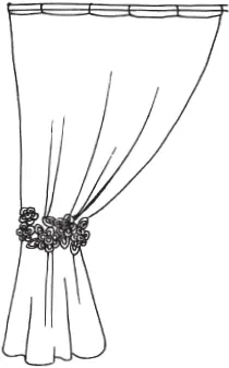 Рис 88 Подхват из вязаных цветов Вязаные цветы можно пришить на готовый - фото 92