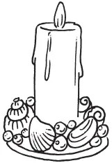 Рис 129 Подсвечник из ракушек Подсвечник с аппликацией Материалы и - фото 135