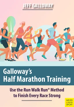 Jeff Galloway Galloway's Half Marathon Training обложка книги