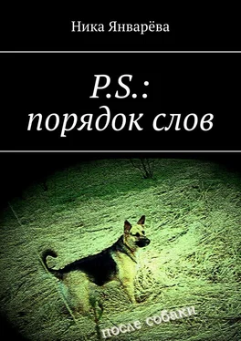 Ника Январёва P.S.: порядок слов обложка книги