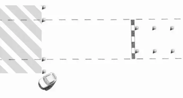 We successfully went around the shaded area by depressing throttle pedal and - фото 11
