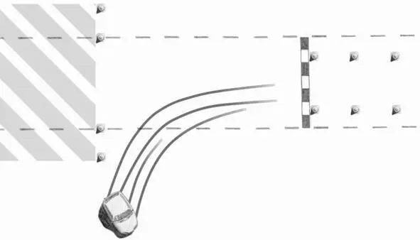 When we achieve the line we depressed throttle pedal and turned the steering - фото 10