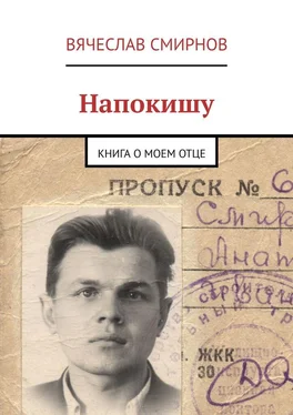 Вячеслав Смирнов Напокишу. Книга о моем отце обложка книги