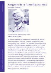 Michael Dummett - Orígenes de la filosofía analítica