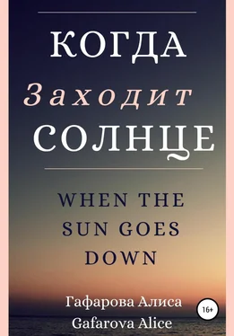 Алиса Гафарова Когда заходит солнце обложка книги