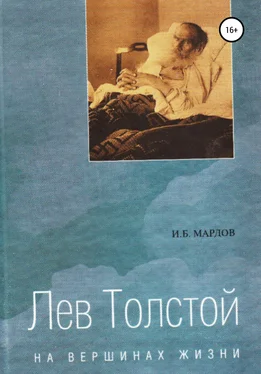 И. Мардов Лев Толстой. На вершинах жизни обложка книги