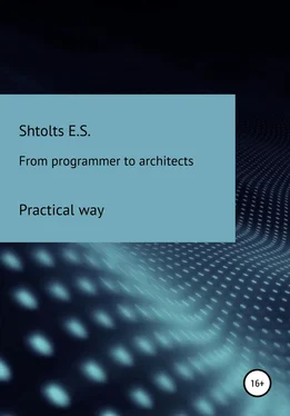 Eugeny Shtoltc From programmer to architects. Practical way обложка книги