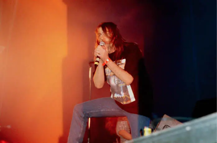 Hansi von Blind Guardian live in Wacken 1992 Doro mit Band live in Wacken - фото 10