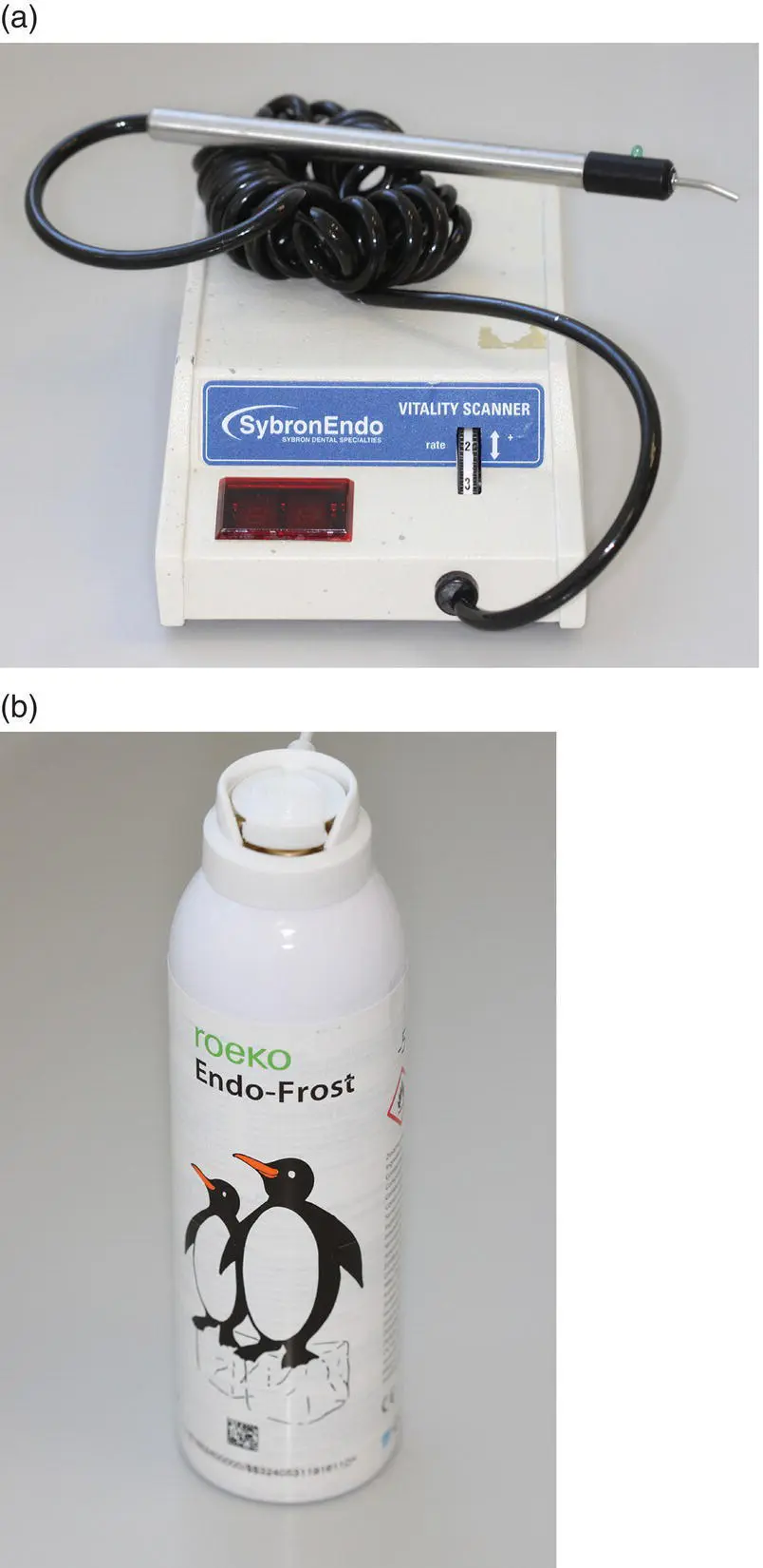 Figure 34 Pulp testing equipment a Electric pulp test b Cold test - фото 18