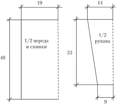 Рисунок 81 Выкройка пуловера с орнаментом Все детали приколоть булавками к - фото 87