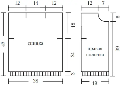 Рисунок 94 Выкройка жилета с молнией Если к некачественной пряже добавить - фото 100