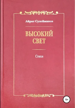 Айрат Сулейманов Высокий свет. Стихи обложка книги