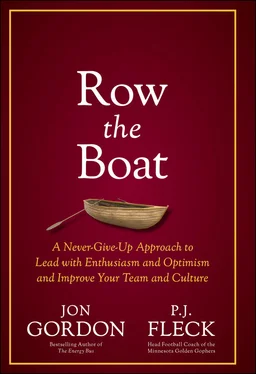Jon Gordon Row the Boat