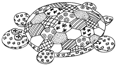 Рисунок 93 Черепаха Глава 7 Секреты лоскутного шитья Чистка и хранение - фото 93