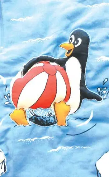 Детское одеяло Пингвиненок Панно Сказочный сад фрагмент Цветок - фото 100