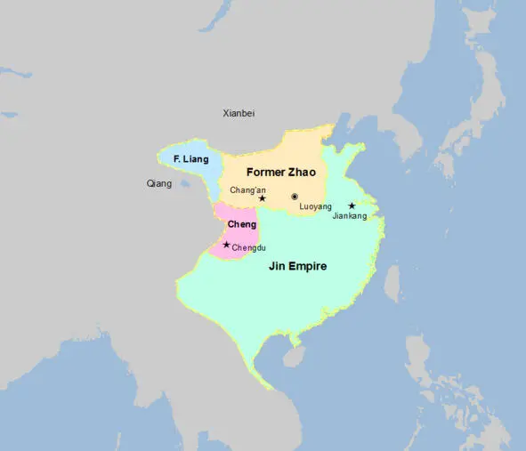 Jin Empire Han ruled for six hundred years It is replaced by the Jin dynasty - фото 39