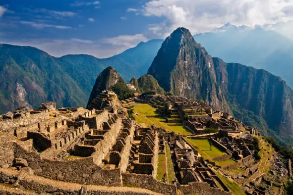 Inca city Machu Picchu territory of modern Peru Height 25 km Architects - фото 49