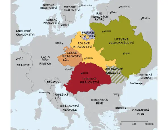Jagiellonian Europe at the end of the 15th century Poland and the Grand Duchy - фото 87