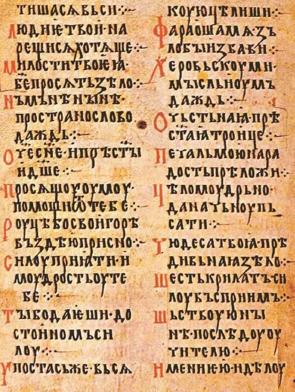 Азбучная молитва Образец кириллического алфавита ПЕТР I РЕФОРМИРУЕТ РУССКУЮ - фото 25