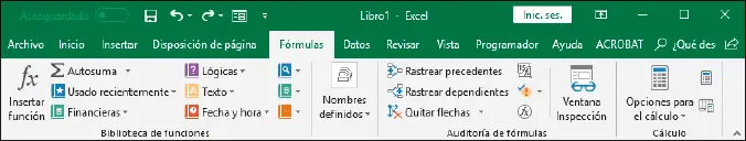 Opciones de la ficha Fórmulas 54 Barras de desplazamiento Las barras de - фото 31