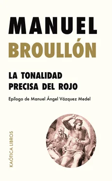 Manuel Broullón La tonalidad precisa del rojo обложка книги