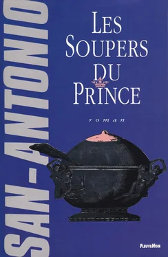 Frédéric Dard Les soupers du prince обложка книги