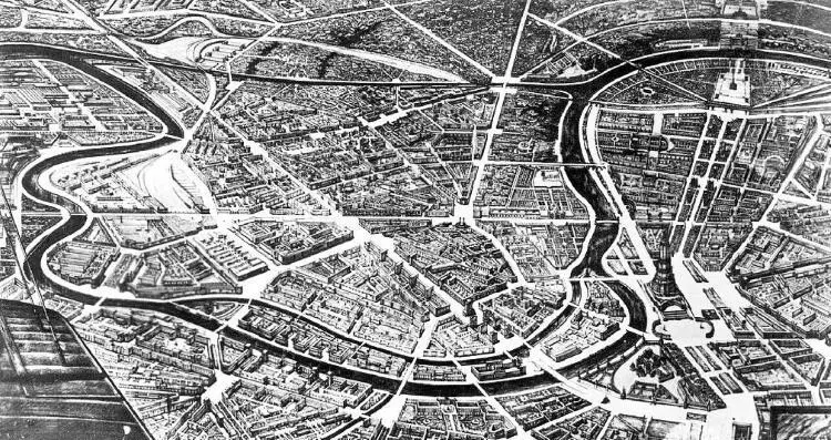 Генеральный план реконструкции Москвы 1935 г Начало Большой Полянки стало - фото 28