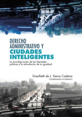 Grenfieth de J. Sierra Cadena Derecho administrativo y ciudades inteligentes обложка книги