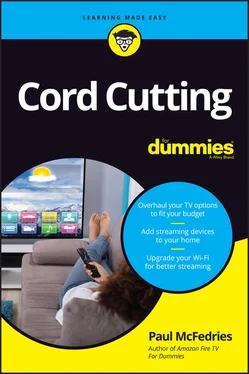 Paul McFedries Cord Cutting For Dummies обложка книги