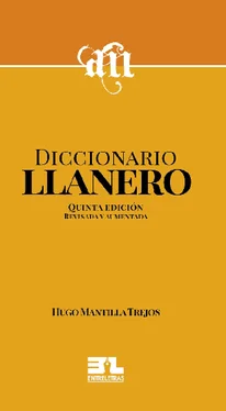 Hugo Mantillas Trejos Diccionario llanero обложка книги