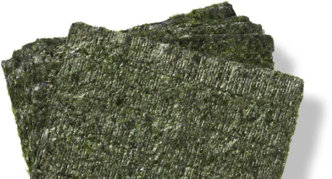 Nori Nori sind getrocknete und geröstete Algenblätter Es gibt sie in vielen - фото 35