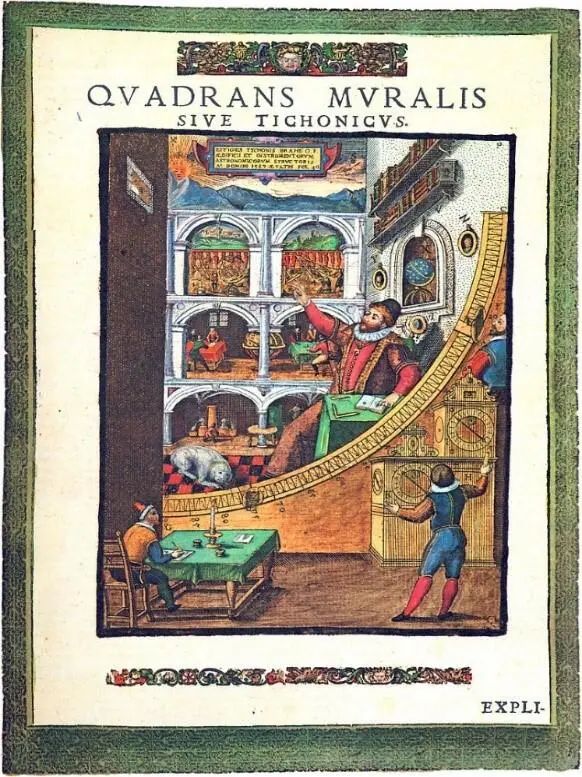 Квадрант созданный Тихо Браге Гравюра из книги Механика обновленной - фото 18