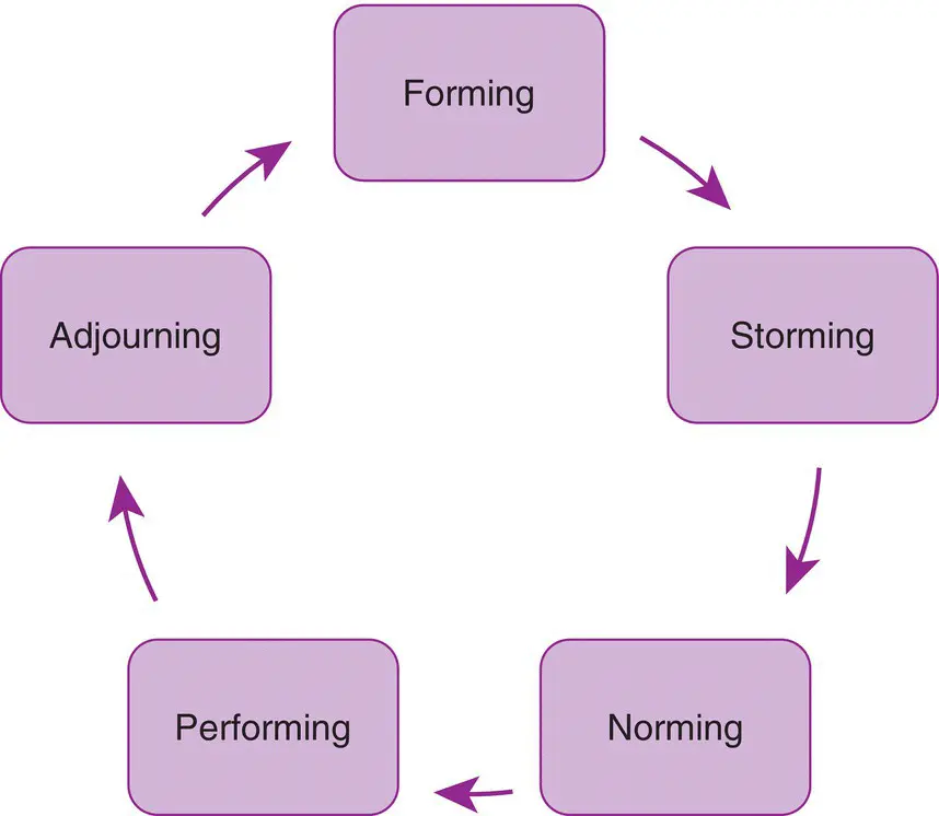 Figure 41 The team cycle Source Based on Tuckman Jenson 1977 in - фото 40
