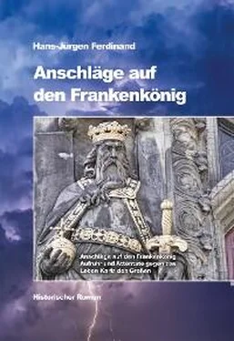 Hans-Jürgen Ferdinand Anschläge auf den Frankenkönig обложка книги