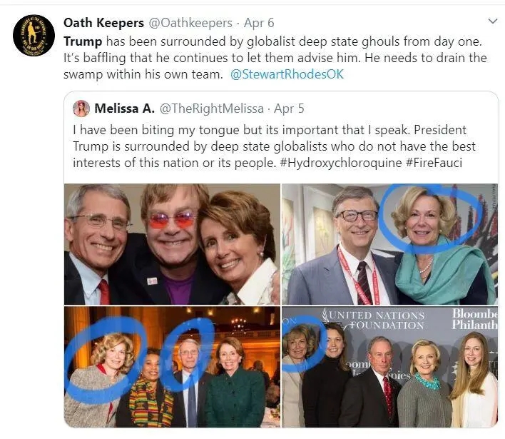 Oath Keeper spokespersons noted a seeming prioritization of globalist aims - фото 4
