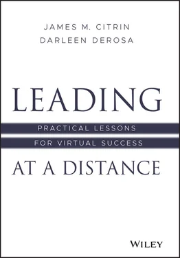 Darleen DeRosa Leading at a Distance обложка книги