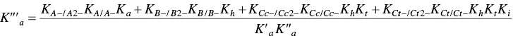 The mole fraction distribution X Rof all species can be expressed in terms of - фото 25