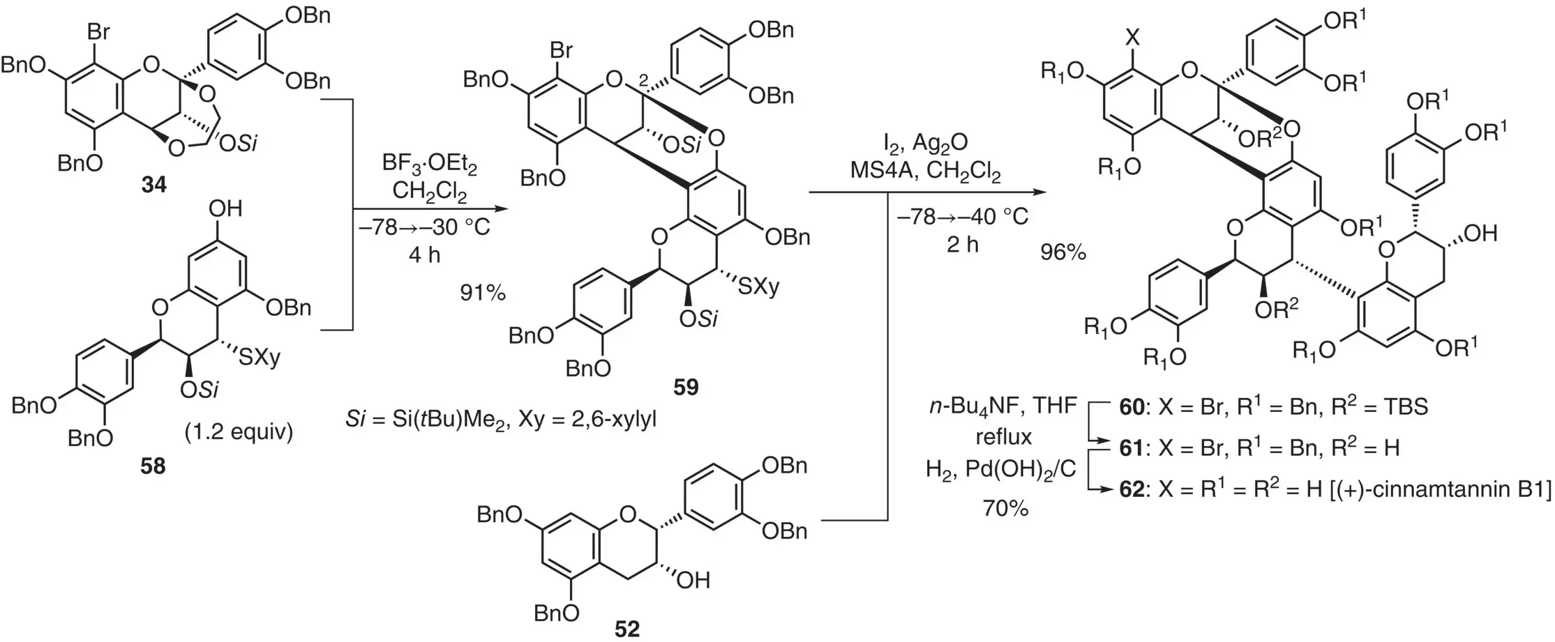 Figure 227 Synthesis of cinnamtannin B1 based on the orthogonal activation - фото 90