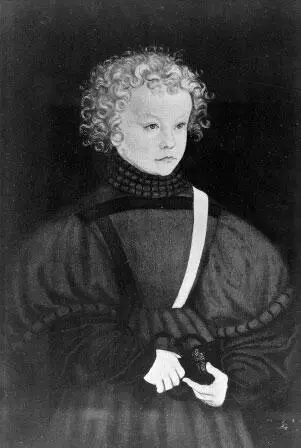 Prinz Moritz von Sachsen Kinderbild nach einem Gemälde von Lucas Cranach d - фото 7