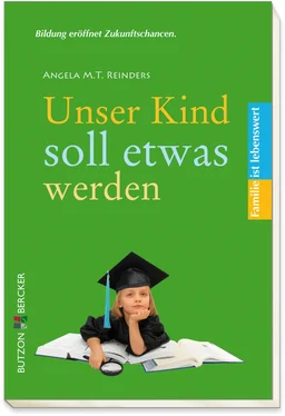 Angela M. T. Reinders Unser Kind soll etwas werden обложка книги