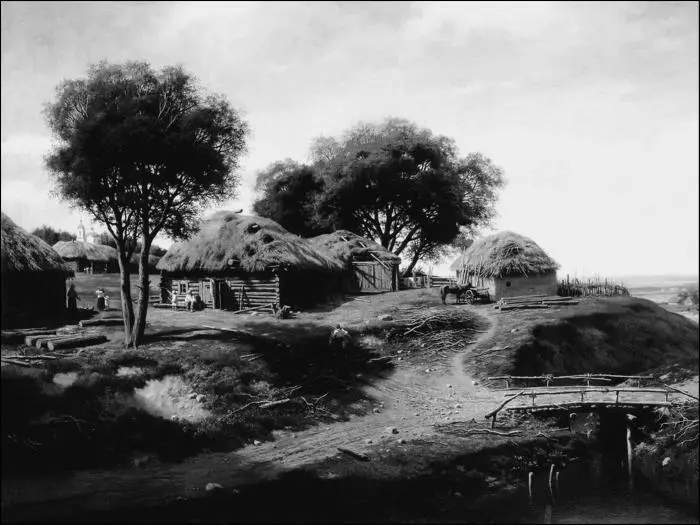 Село в Орловской губернии Художник МК Клодт В имении Новосёлки Мценского - фото 11