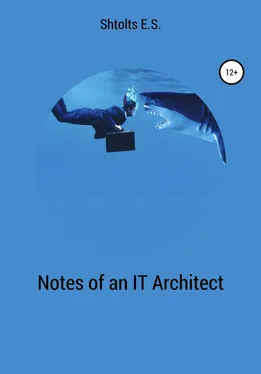 Eugeny Shtoltc Notes of an IT Architect обложка книги