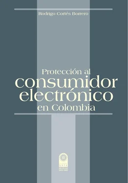 Rodrigo Cortés Borrero Protección al consumidor electrónico en Colombia обложка книги