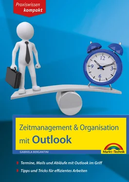 Gabriela Bergantini Zeitmanagement & Organisation mit Outlook - Termine, Mails und Abläufe mit Outlook im Griff - Für die Microsoft Outlook Versionen 2010-2016 обложка книги