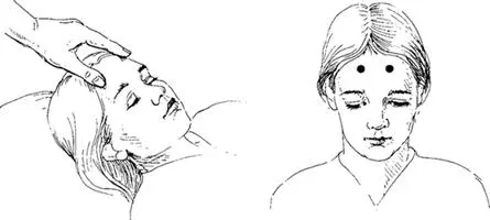 Stress Release Die Lage der Punkte und die Platzierung der Finger Meist dauert - фото 1
